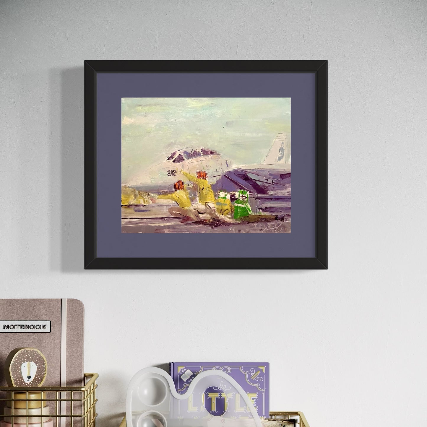 F-14 Tomcat Launch Authority Painting Print