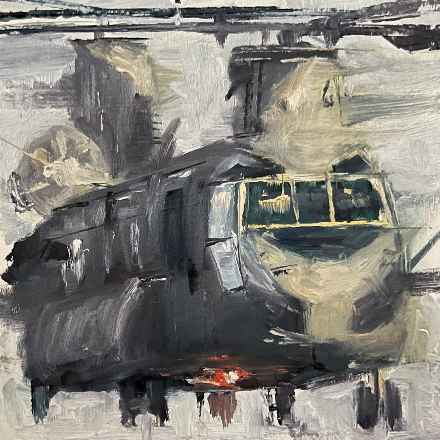 CH-47 Chinook Sundown Hooker Art Print