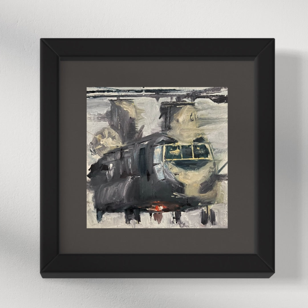 CH-47 Chinook Sundown Hooker Art Print