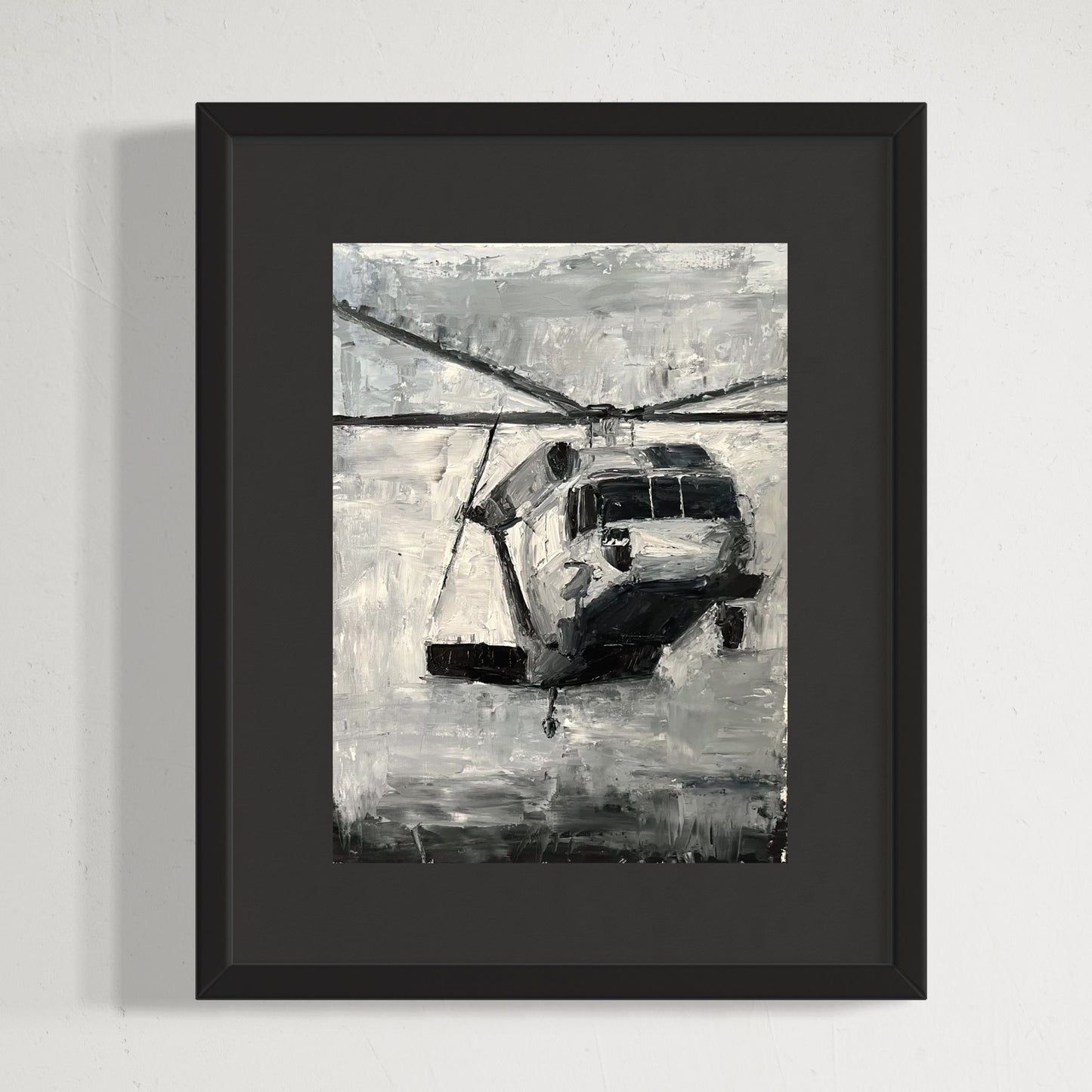 Black Hawk Helicopter Print – Military Aviation Wall Art 2