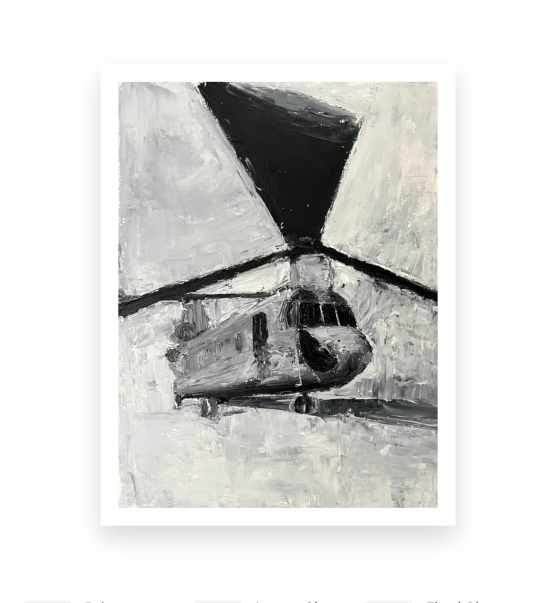 Chinook Helicopter Print – Military Aviation Wall Art
1