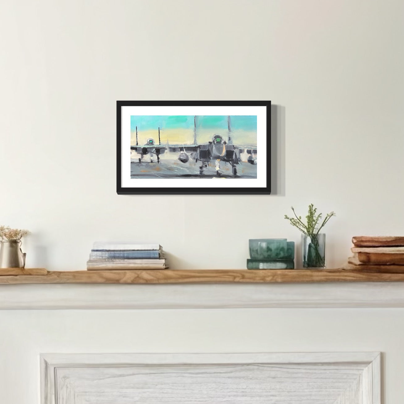 F-15 Eagle Double Trouble Painting Print 2