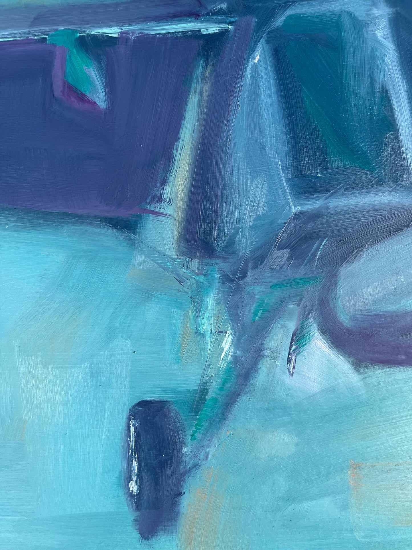 F-18 “Launch into the Blue” Original Oil Painting 3