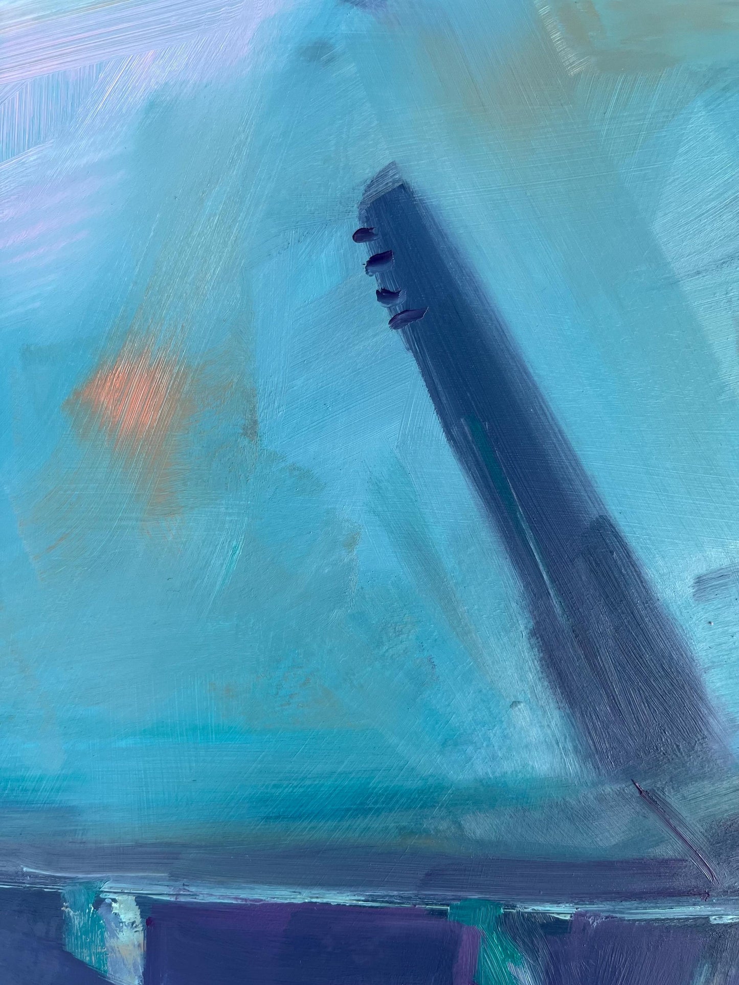 F-18 “Launch into the Blue” Original Oil Painting 5