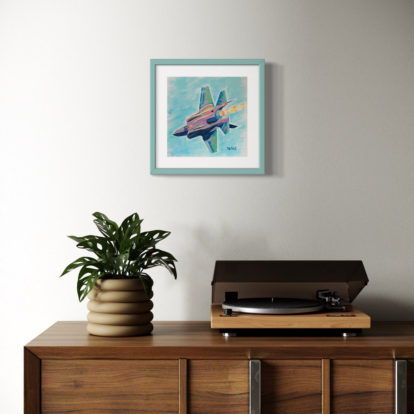 F-35 “Lightning Strike” Painting Print 2