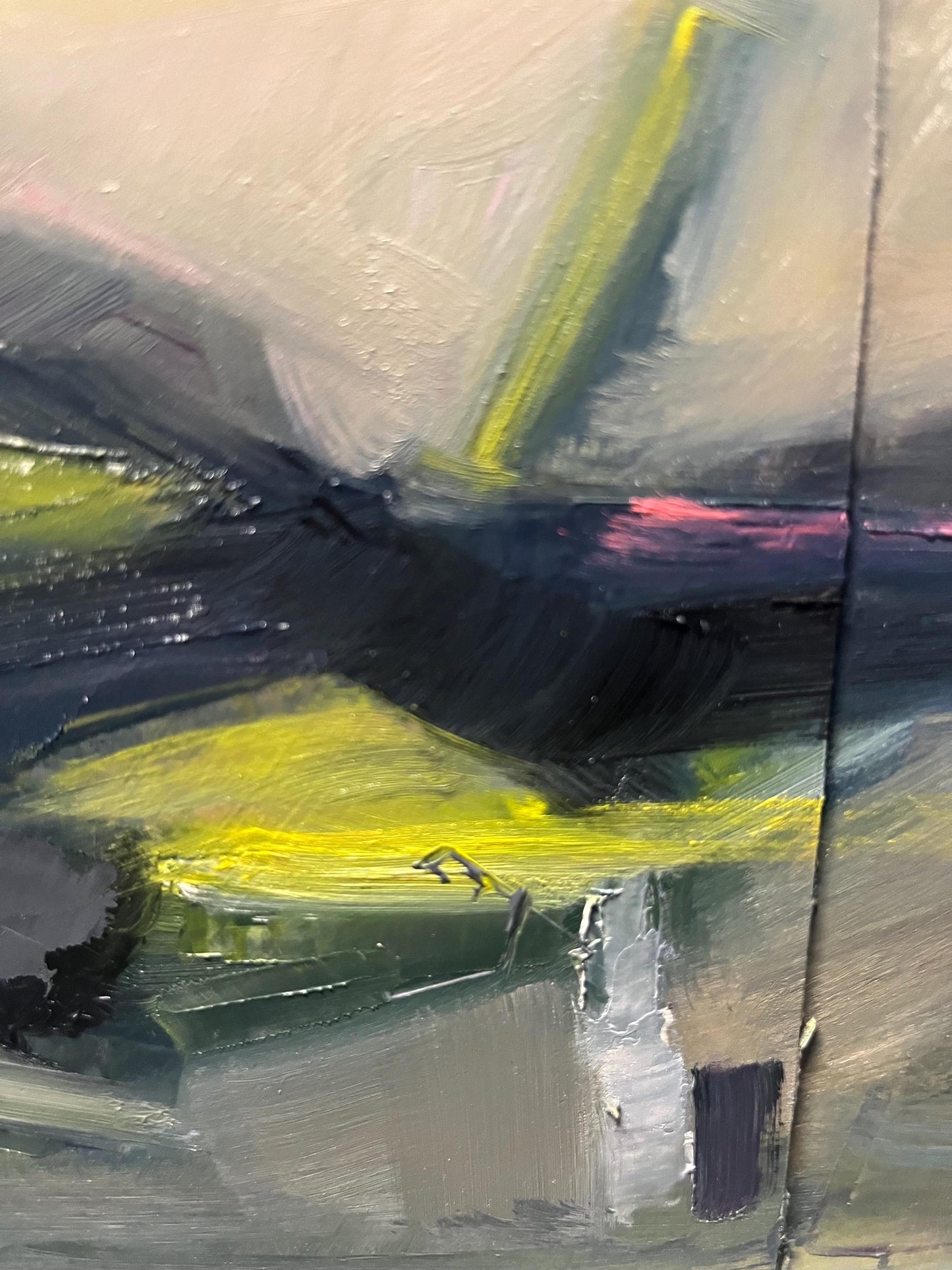 F-35 "Lightning at Dusk” Original Oil Painting 3