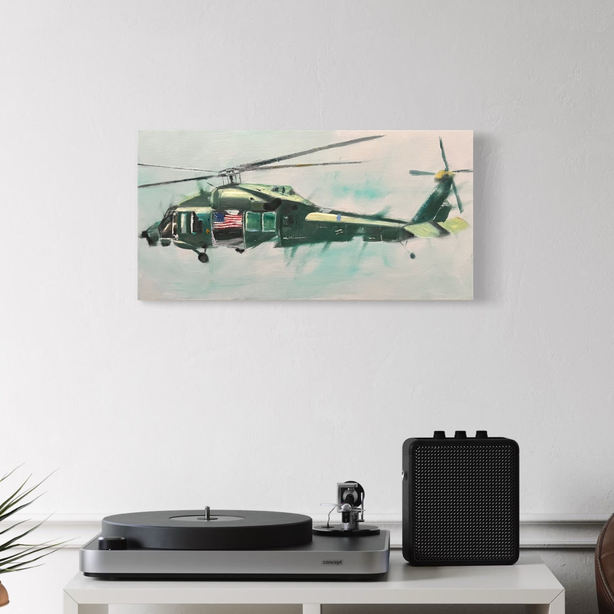 Stars and Rotor Stripes UH-60 Black Hawk Painting