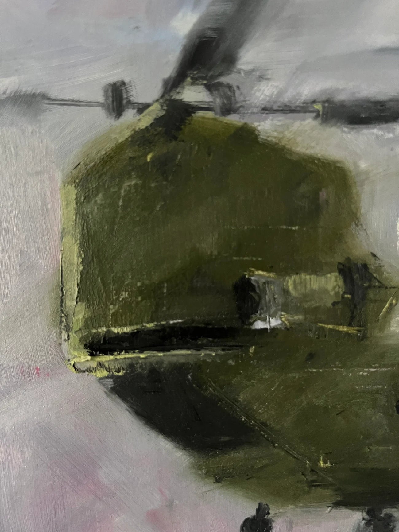 Heavy Lift CH-47 Original Oil Painting