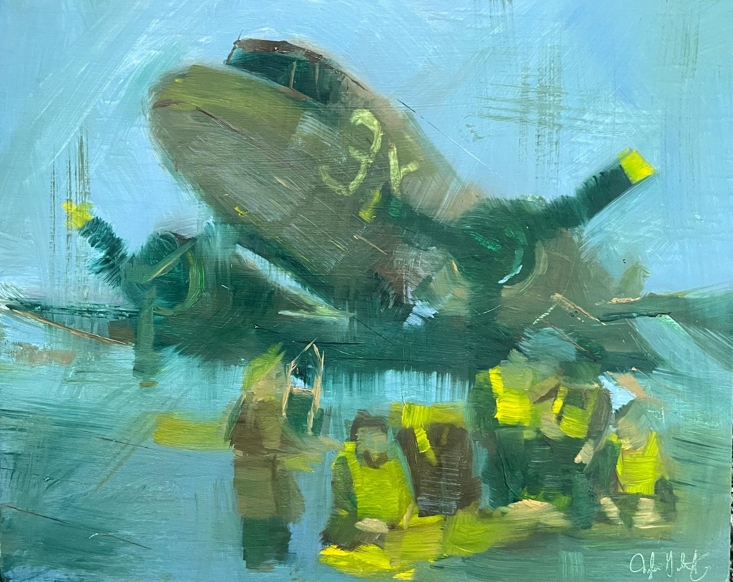 Original C-47 Oil Painting 2