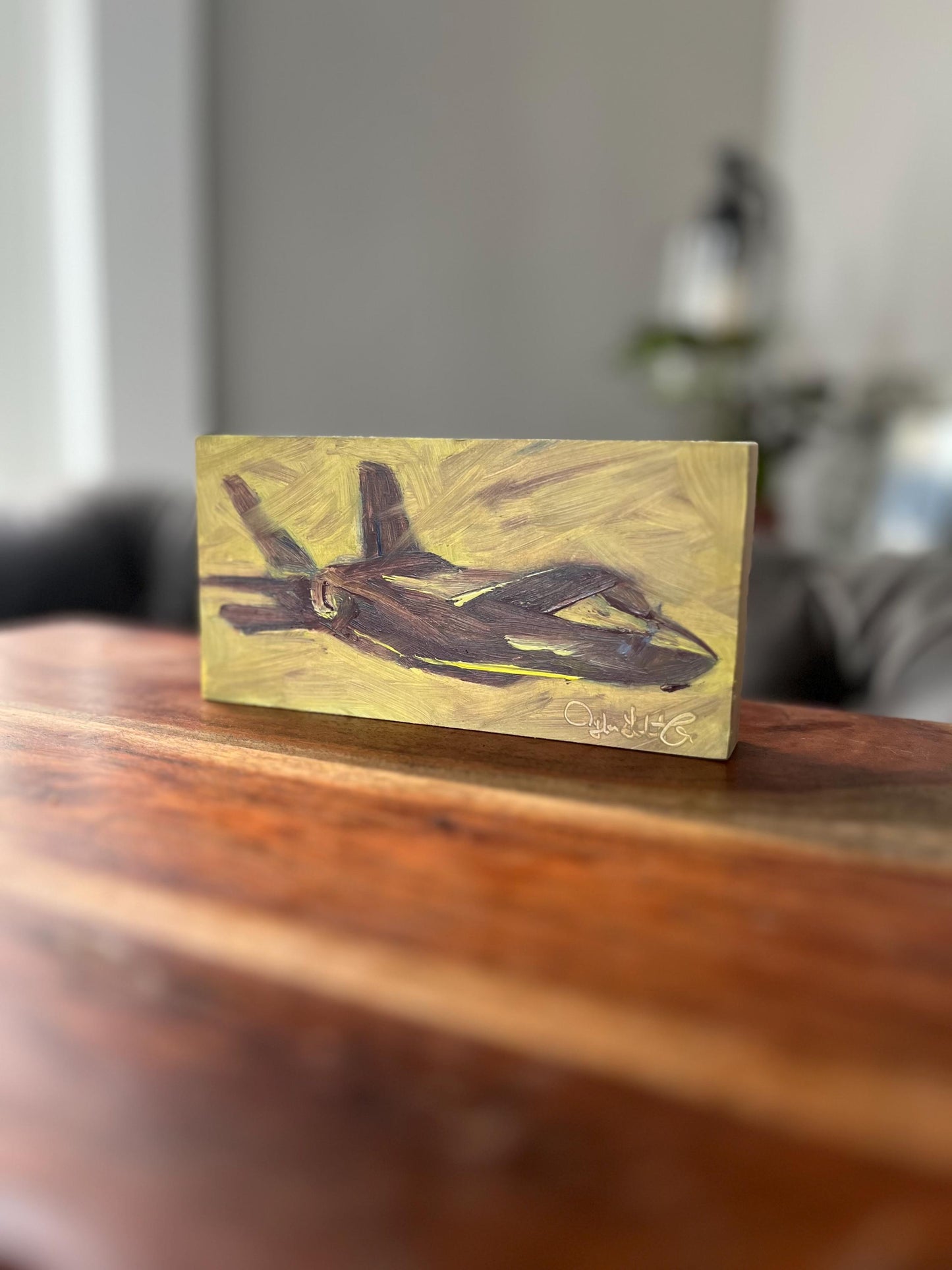 Stealth and Power F-35 Original Painting 2