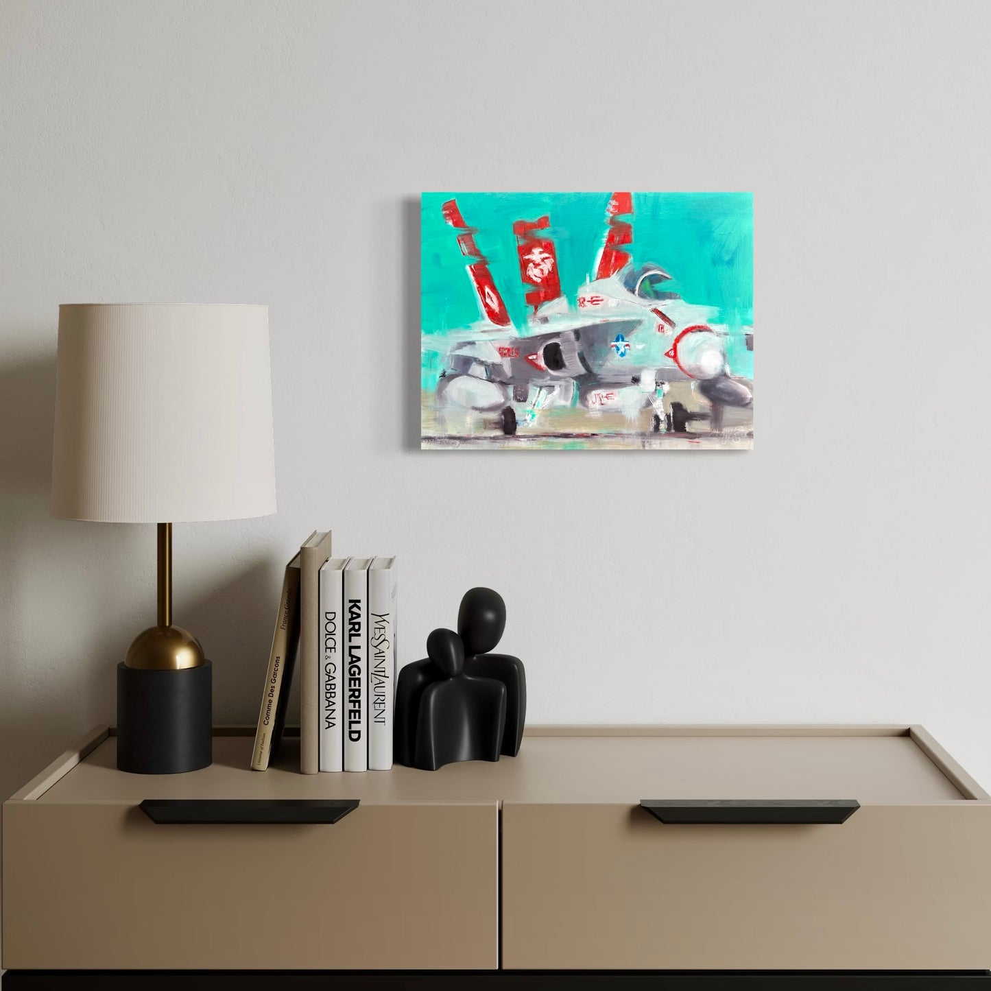 Marine Corps F/A-18 Hornet – Original Oil Painting