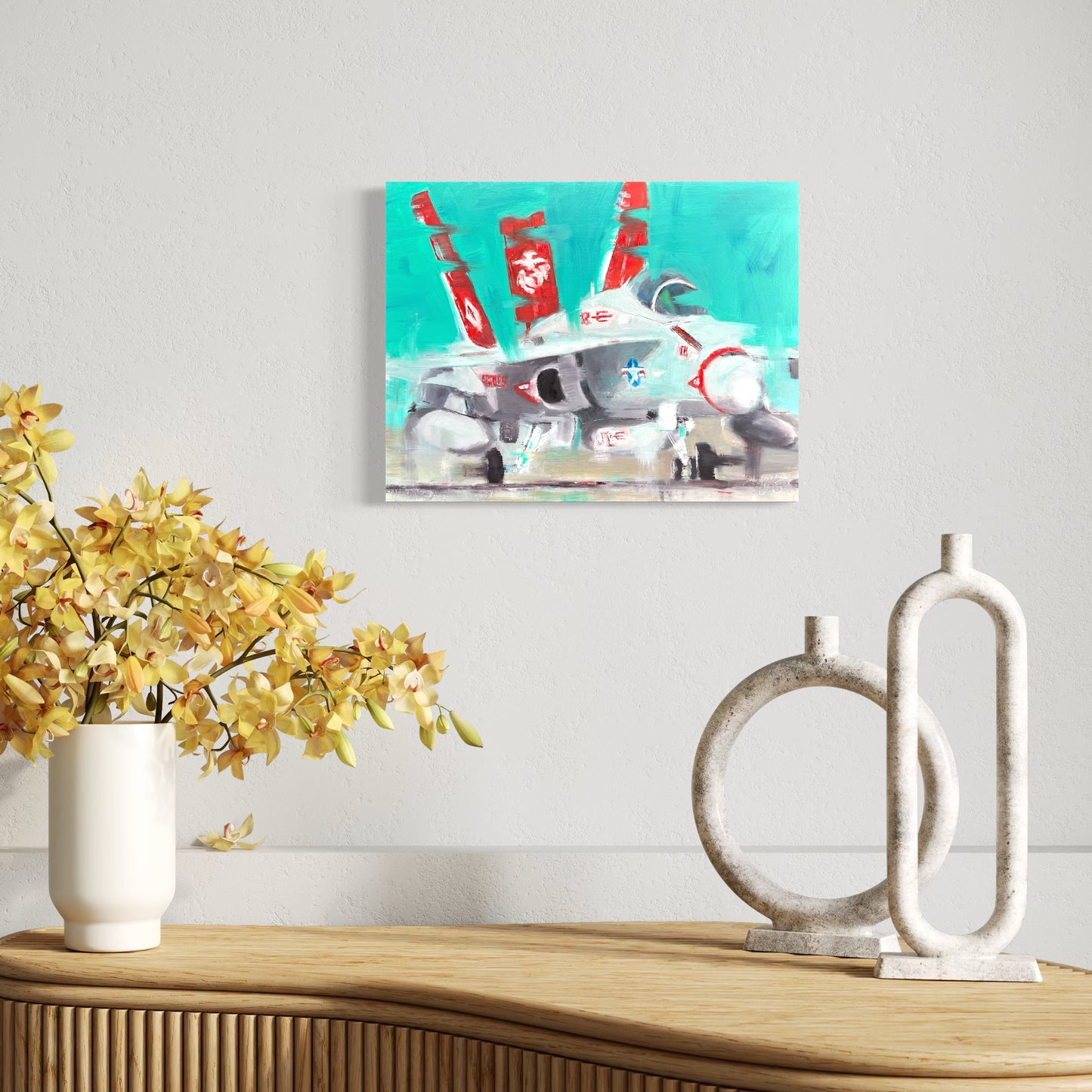 Marine Corps F/A-18 Hornet – Original Oil Painting