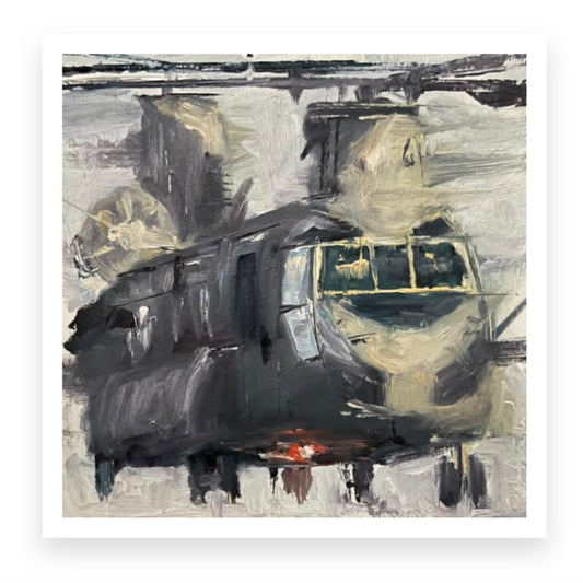 CH-47 Chinook Sundown Hooker Art Print