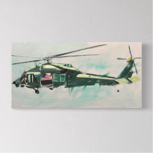 Stars and Rotor Stripes UH-60 Black Hawk Painting