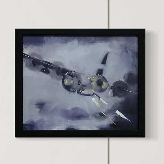 AC130U gunship painting artwork 1