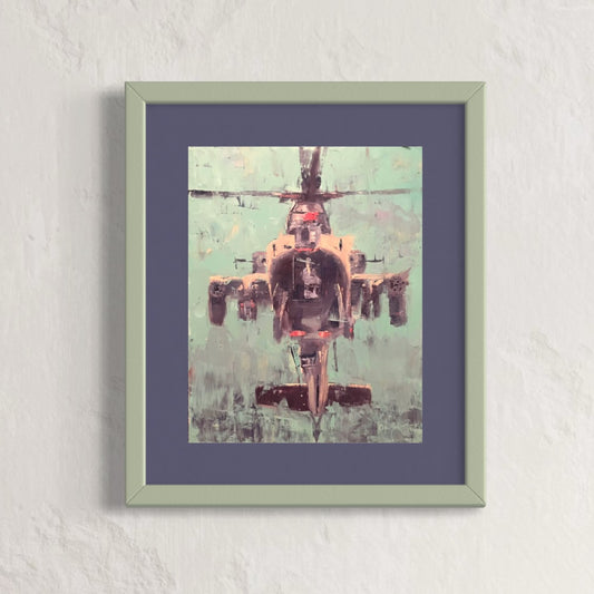 AH-64 Apache Hellfire Hello Print 1