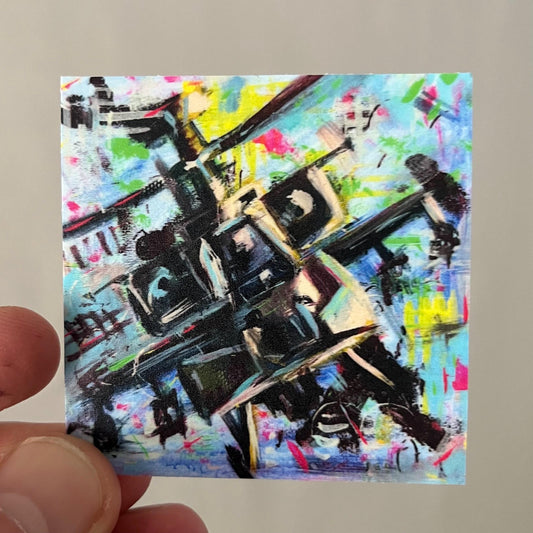 AH-64 Apache Vinyl Sticker 1
