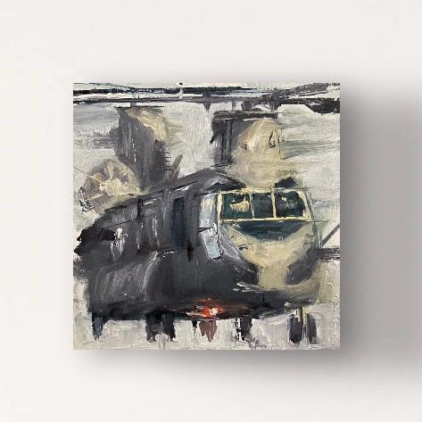 CH-47 Chinook Original Painting 2