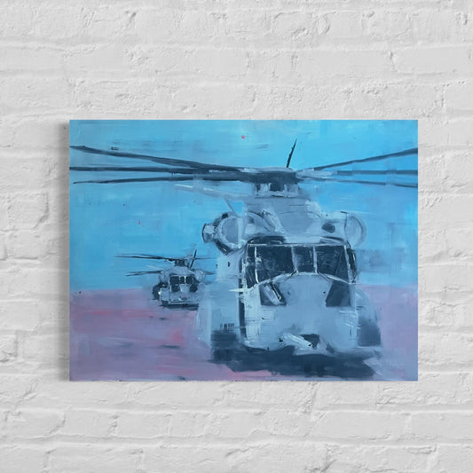 CH-53 King Stallion Original Oil Painting 1