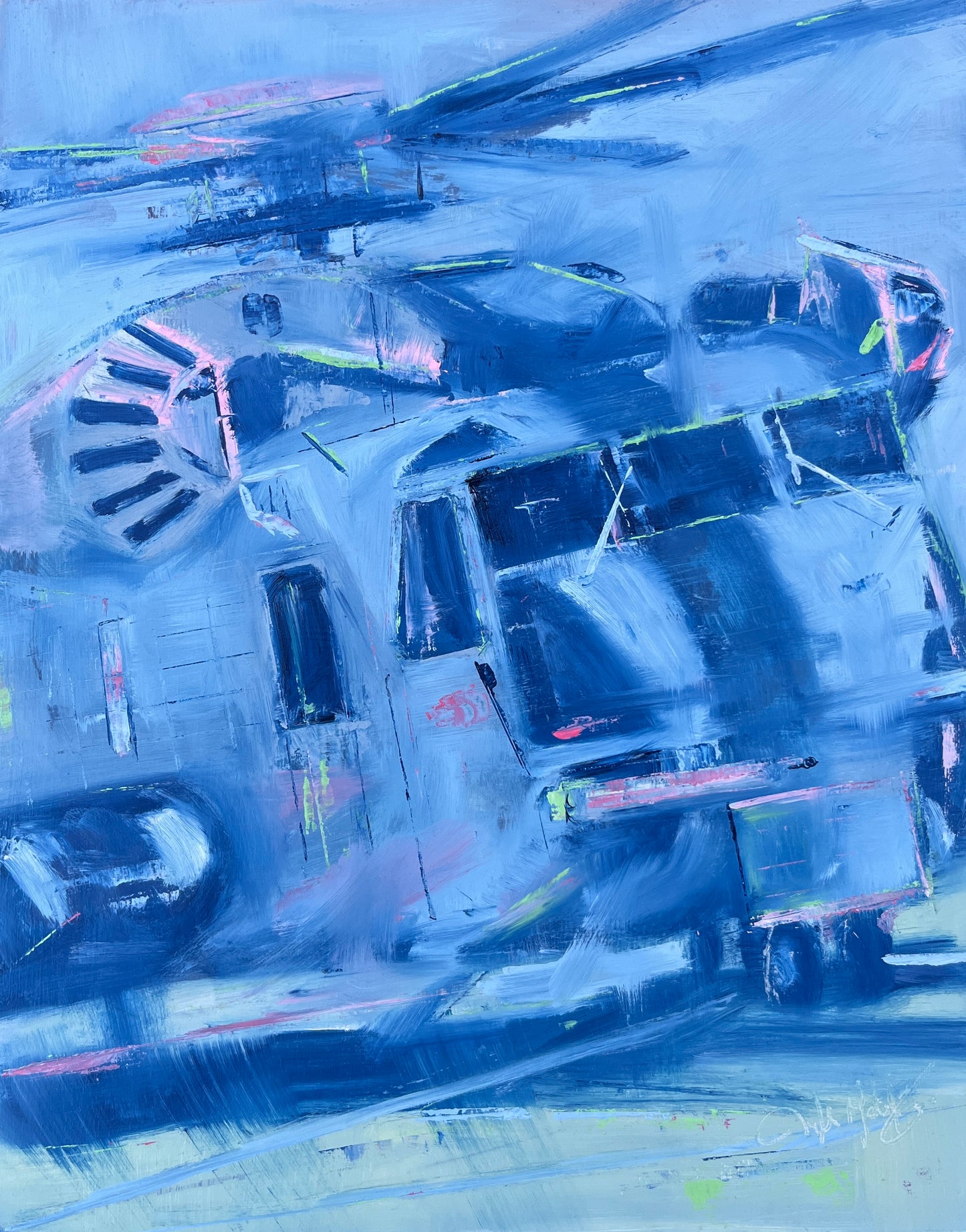 Callsign: King Stallion – CH-53K Helicopter Original Painting 1