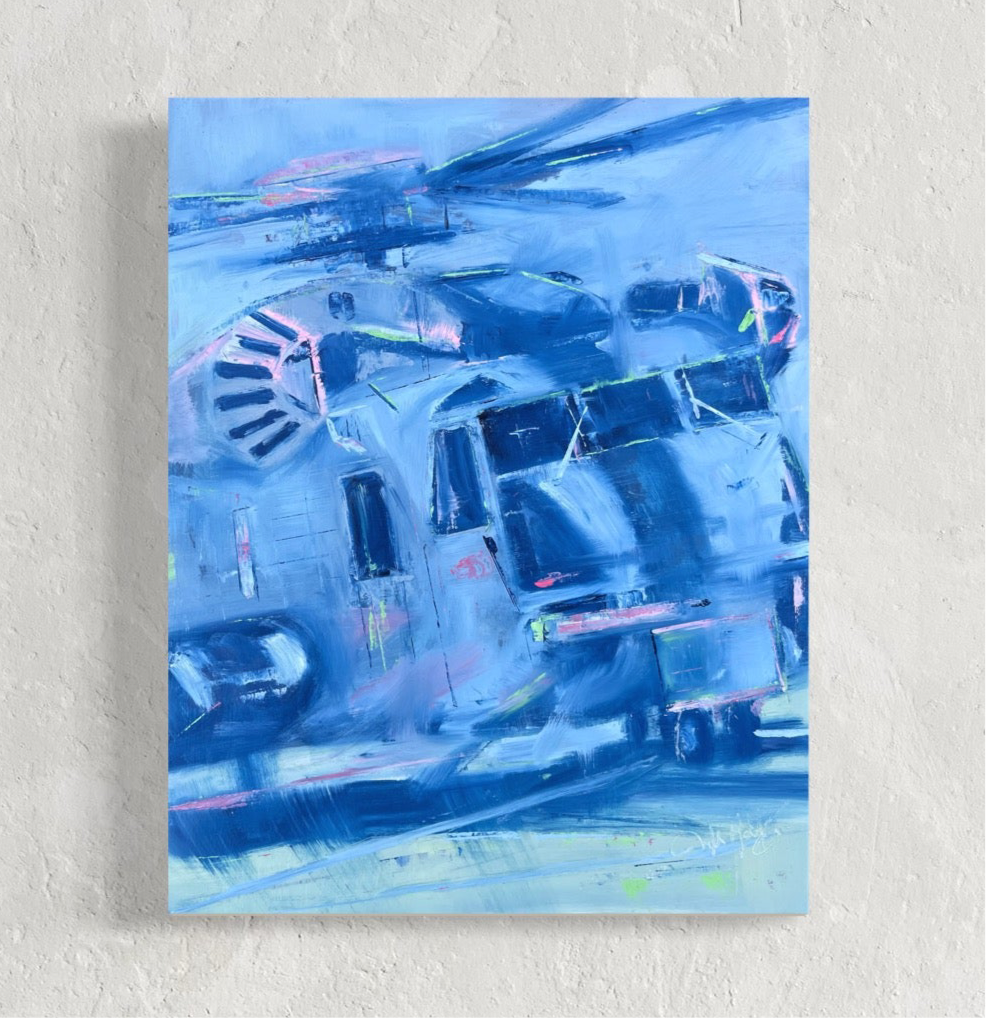Callsign: King Stallion – CH-53K Helicopter Original Painting 5