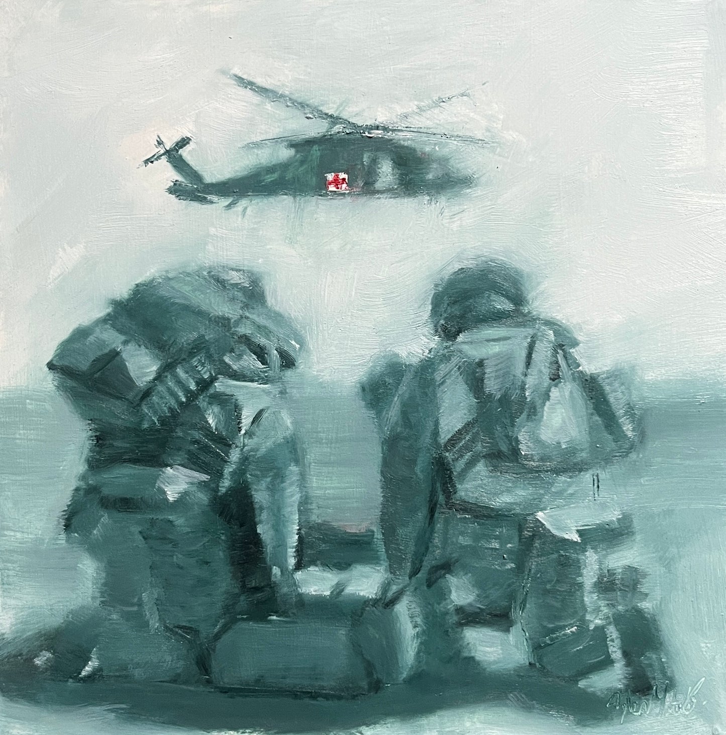 Lift Them Home – Army Dustoff Medevac Rescue Art