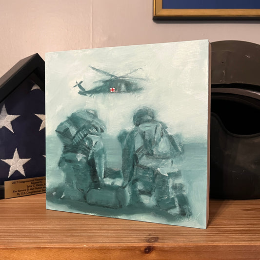 Lift Them Home – Army Dustoff Medevac Rescue Art