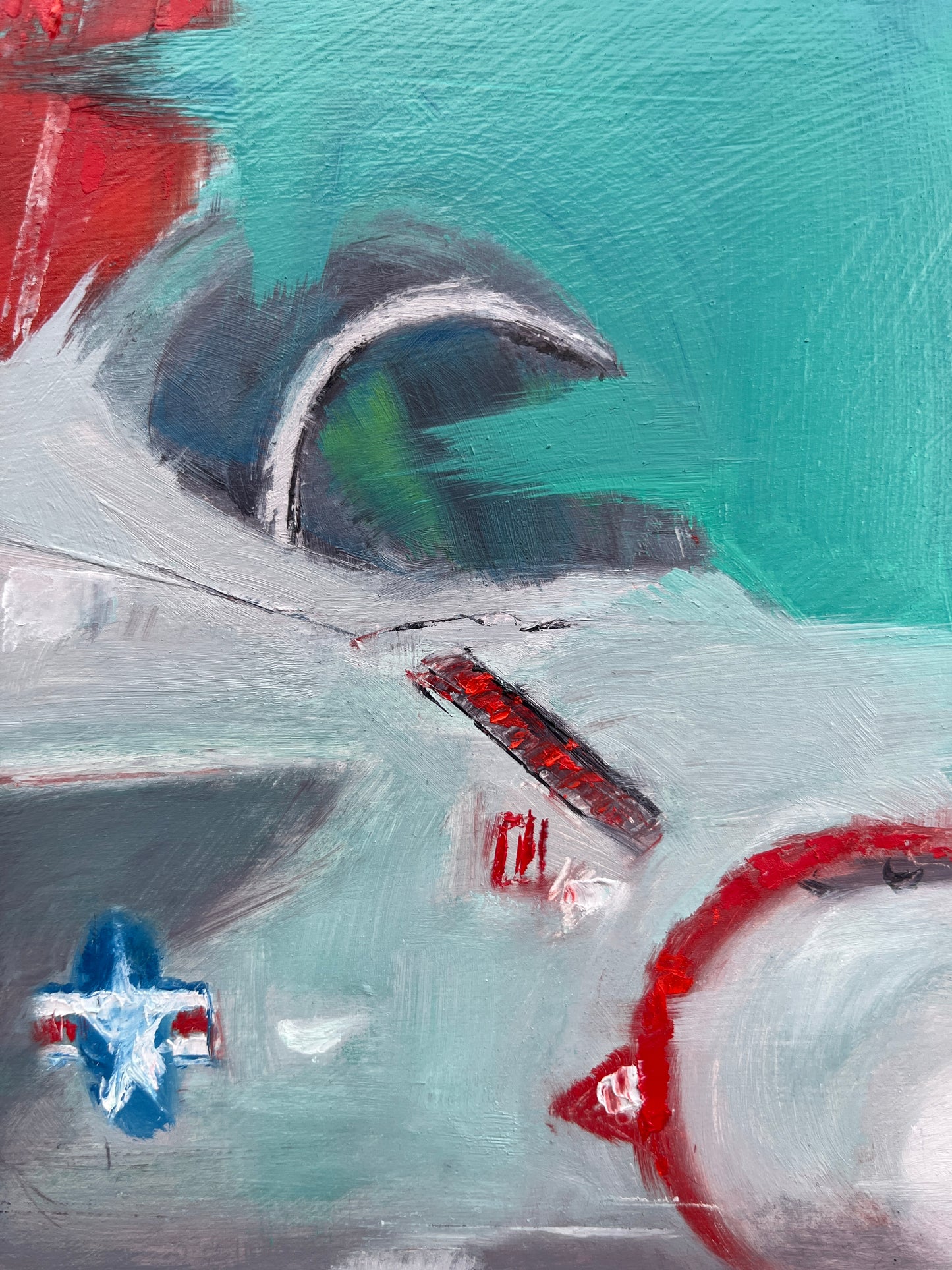 Marine Corps F/A-18 Hornet – Original Oil Painting