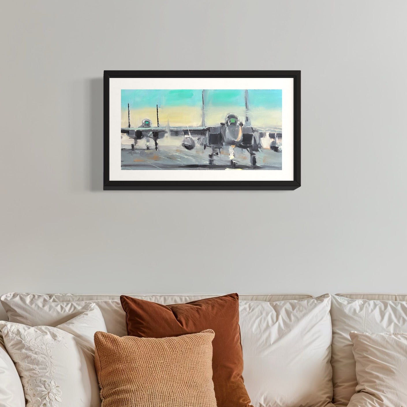 F-15 Eagle Double Trouble Painting Print 3