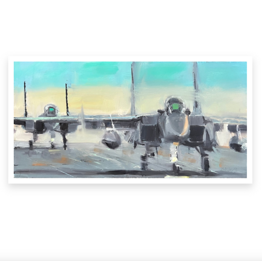 F-15 Eagle Double Trouble Painting Print 4