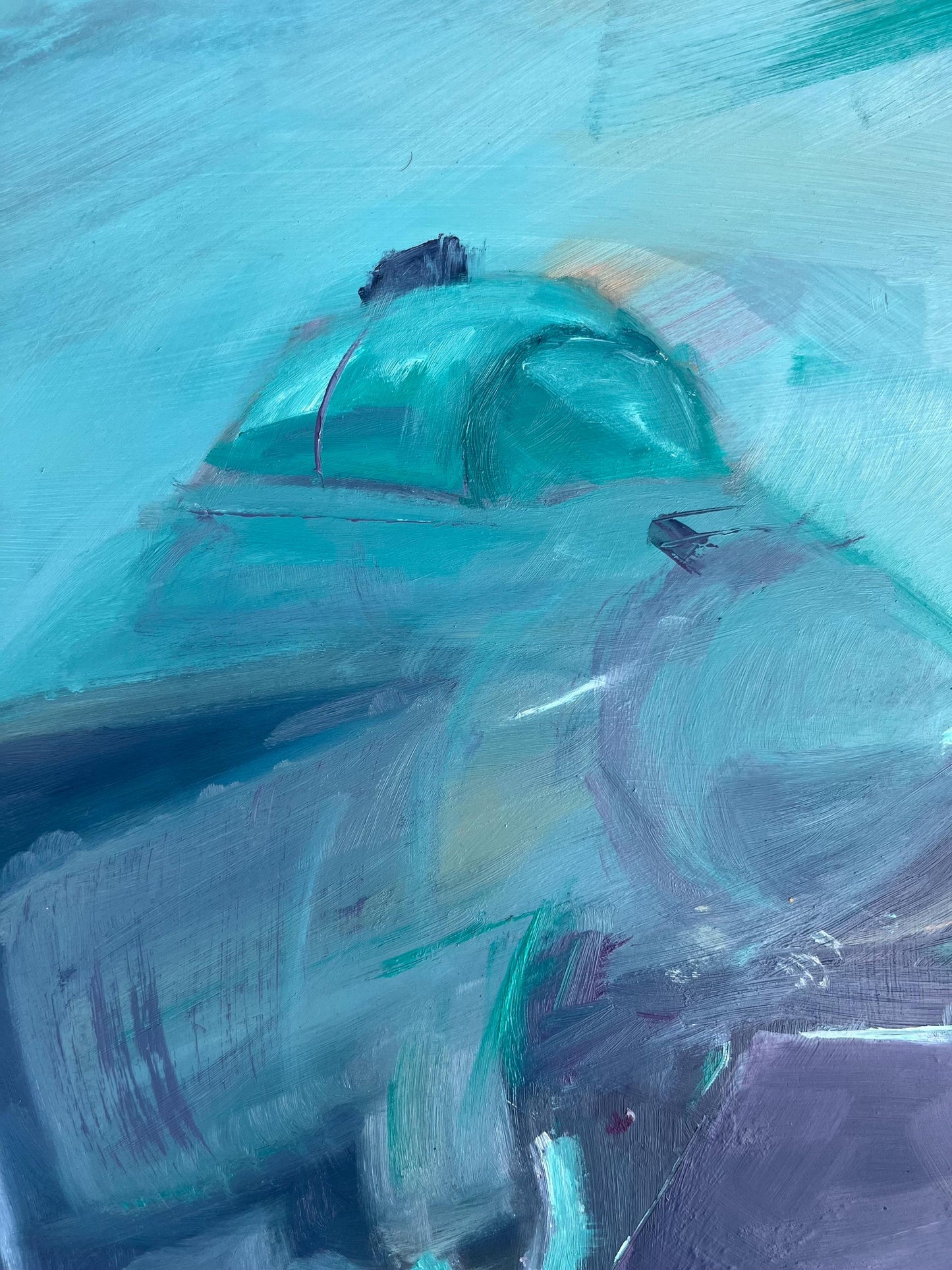 F-18 “Launch into the Blue” Original Oil Painting 2