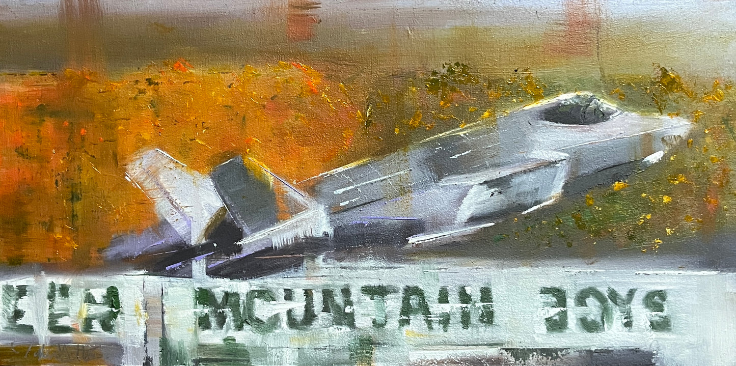 F-35 Green Mountain Boys — Vermont Air National Guard Fall Takeoff Art