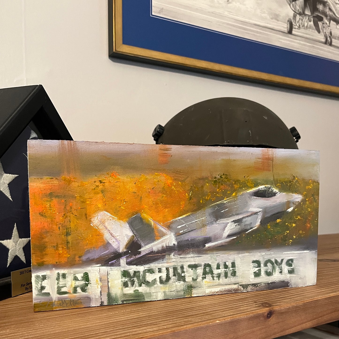 F-35 Green Mountain Boys — Vermont Air National Guard Fall Takeoff Art