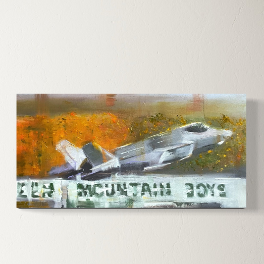 F-35 Green Mountain Boys — Vermont Air National Guard Fall Takeoff Art