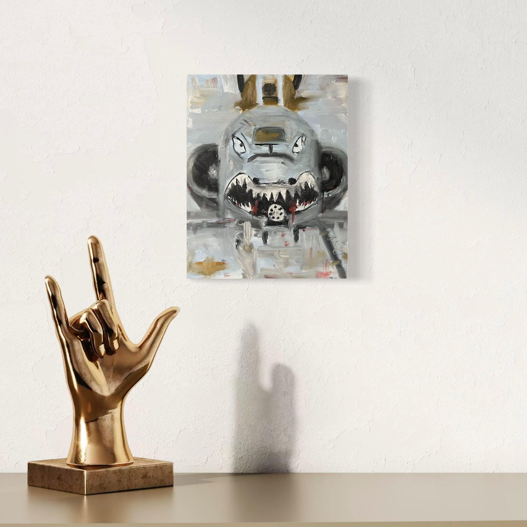 Hog Wild A-10 Warthog Original Oil Painting 2