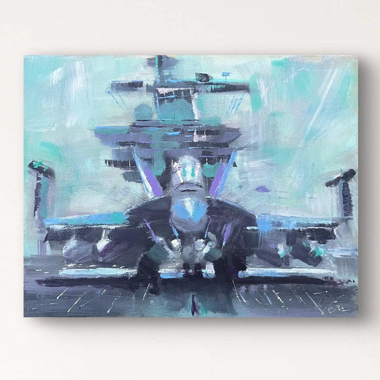 Hornet Flex Original F-18 Hornet Painting 1