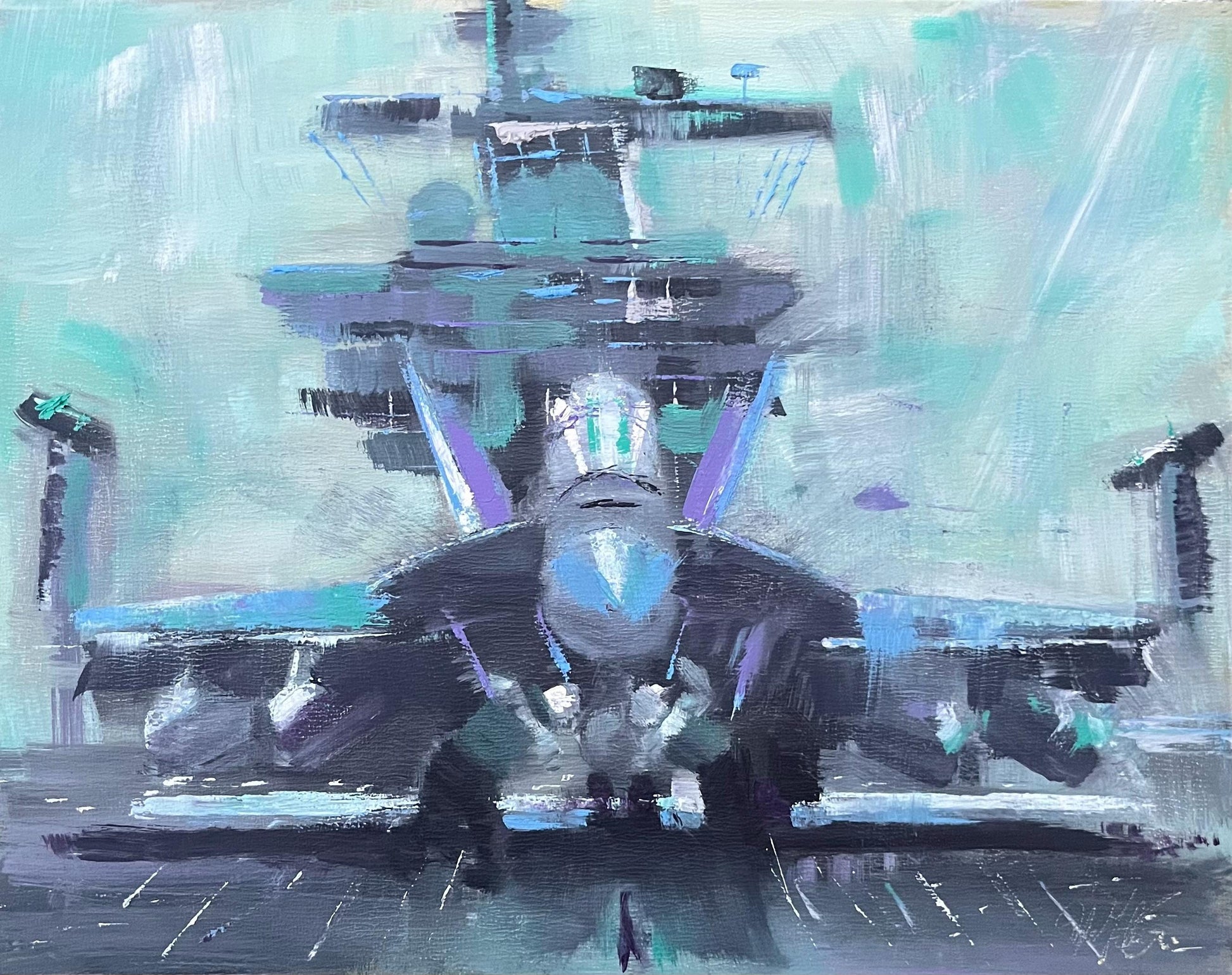 Hornet Flex Original F-18 Hornet Painting 2