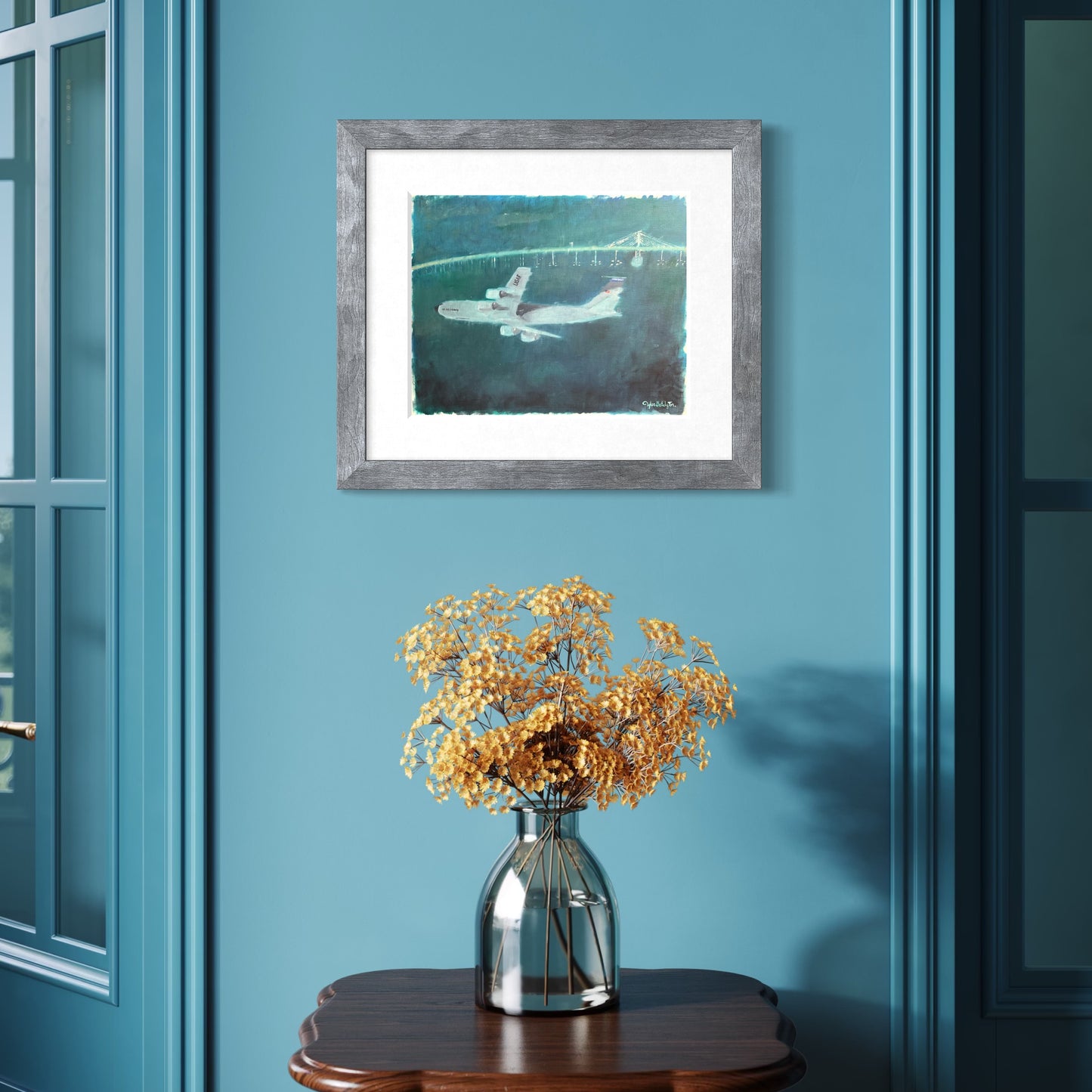 KC-135 Over the Skyway Bridge Artwork Print 4