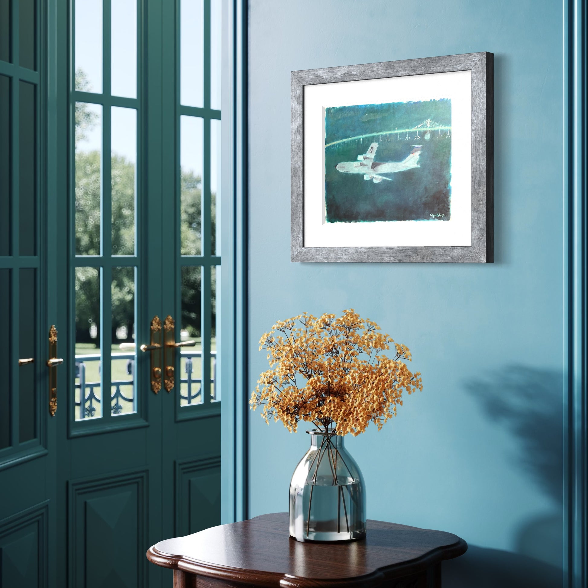 KC-135 Over the Skyway Bridge Artwork Print 5