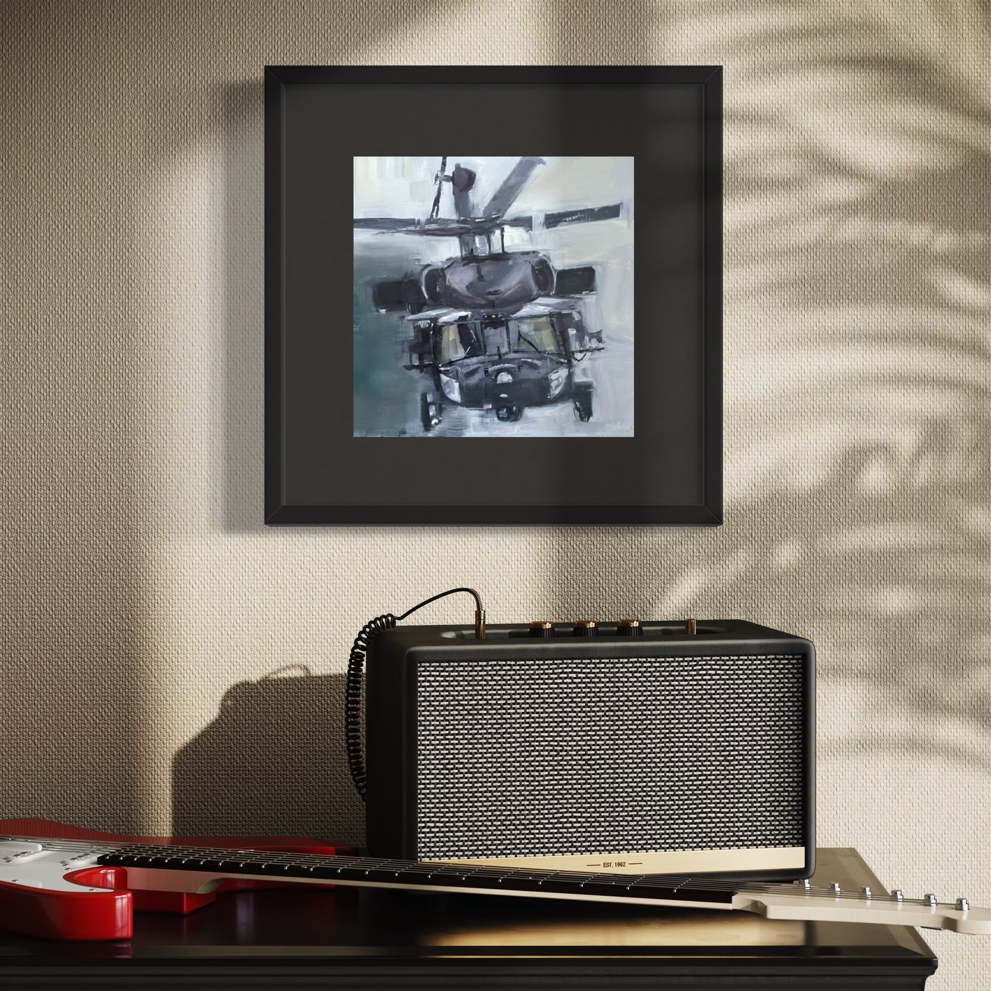 NSDQ – MH-60 Black Hawk Aviation Art Print 3