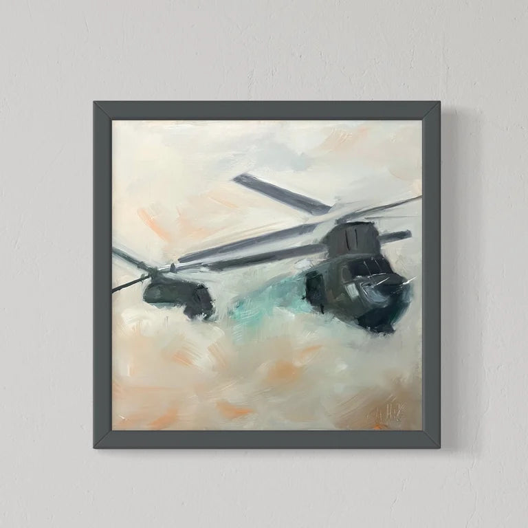 CH-47 “Dusty Hooker” Original Oil Painting