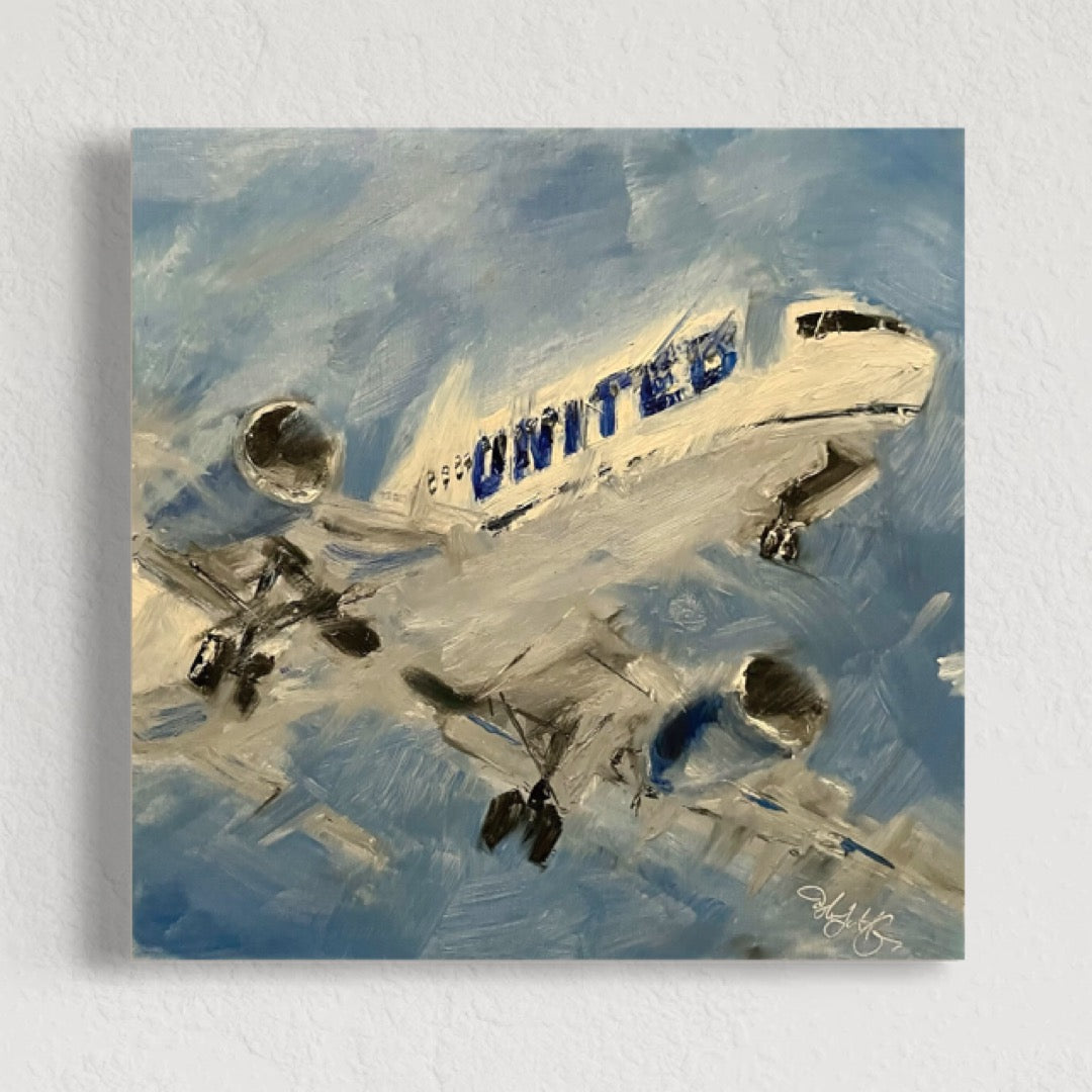 United Inbound United Airlines 737 Painting 1