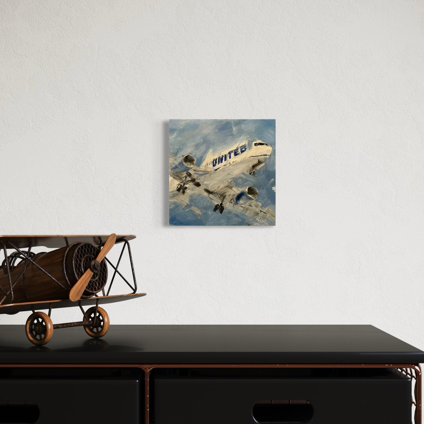 United Inbound United Airlines 737 Painting 2