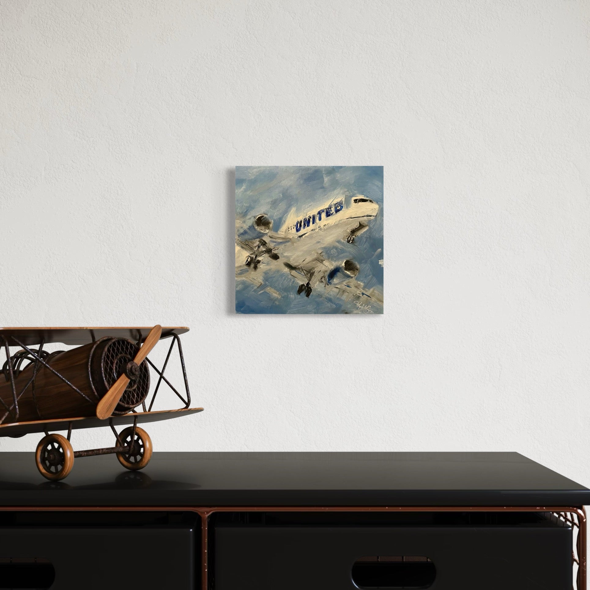 United Inbound United Airlines 737 Painting 2