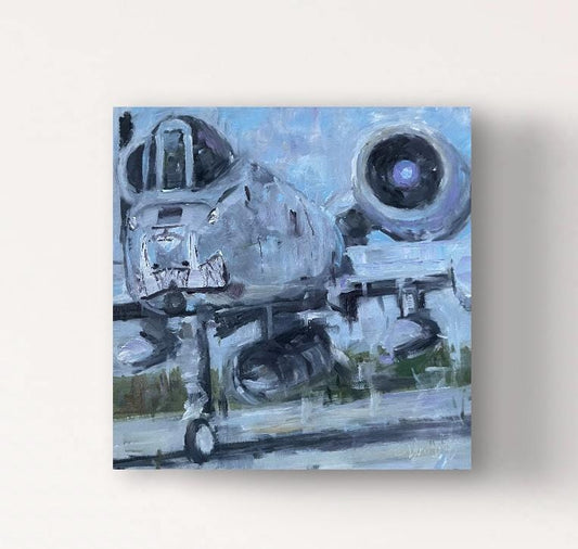 Warthog A-10 Original Oil Painting 1