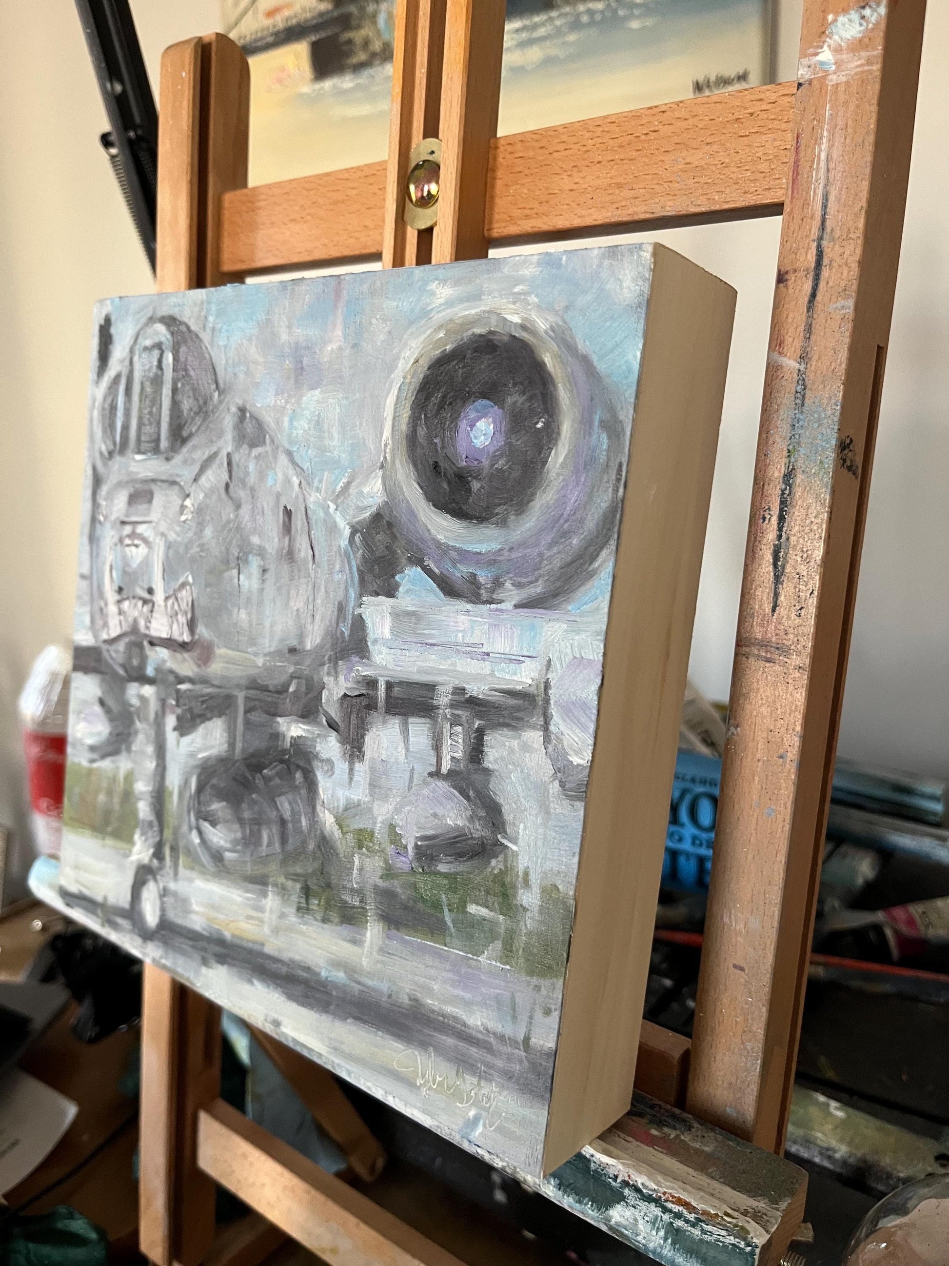 Warthog A-10 Original Oil Painting 3