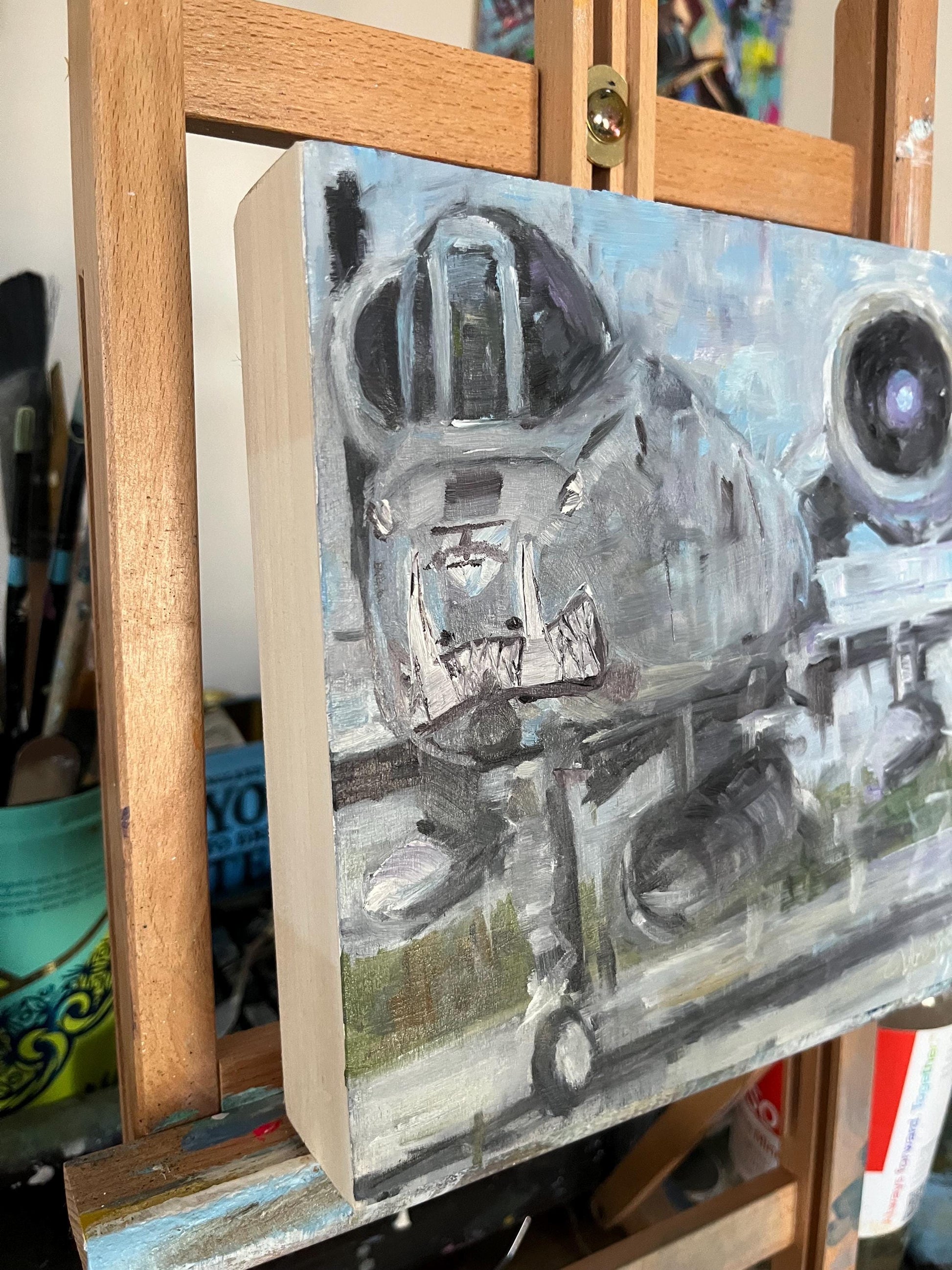 Warthog A-10 Original Oil Painting 5