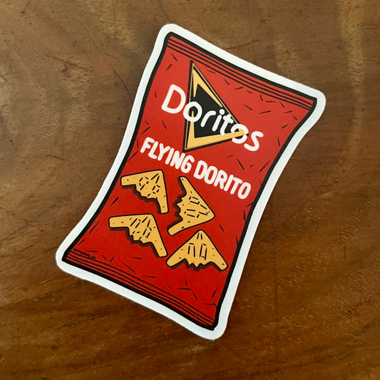 b2 bomber flying dorito sticker 2
