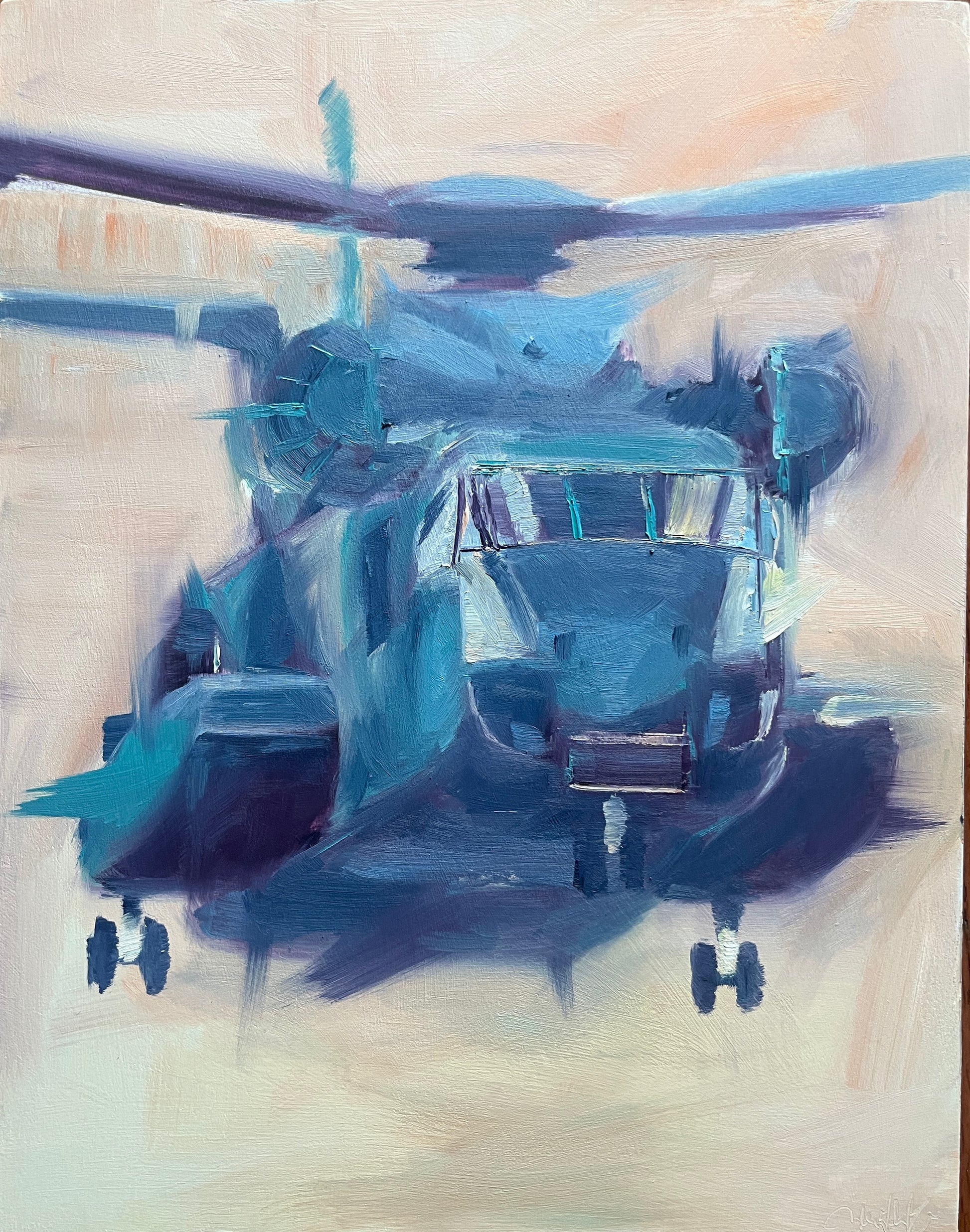 ch-53 stallion Iron Workhorse painting artwork 1