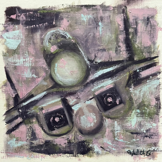 polish mig-29 oil painting